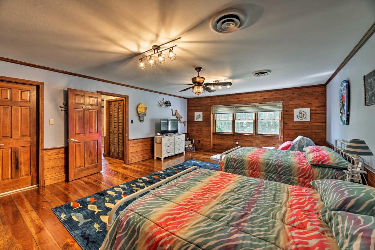 Bayfront Blounts Creek Home Private Beach And Dock! Whichard Beach Eksteriør billede