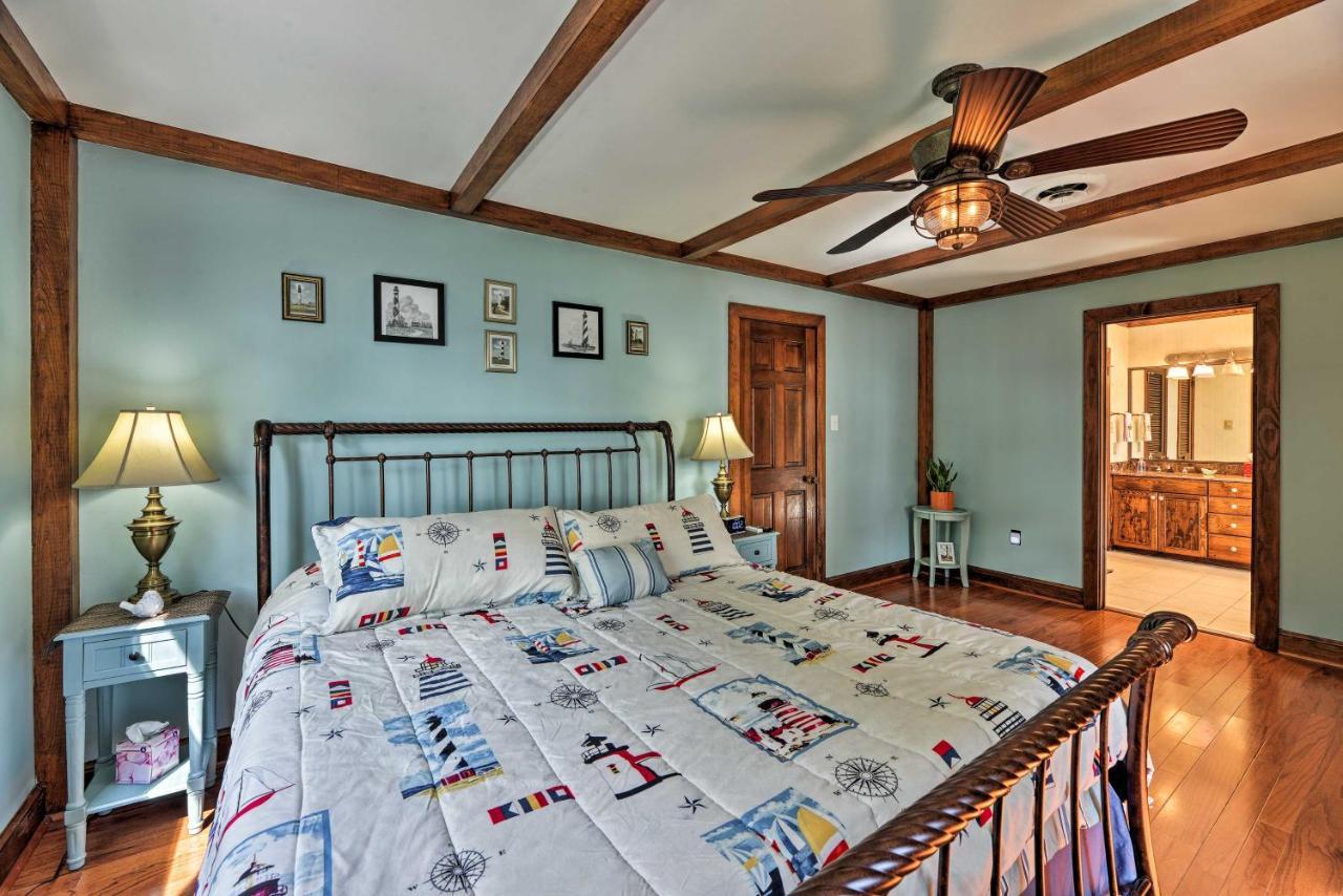 Bayfront Blounts Creek Home Private Beach And Dock! Whichard Beach Eksteriør billede