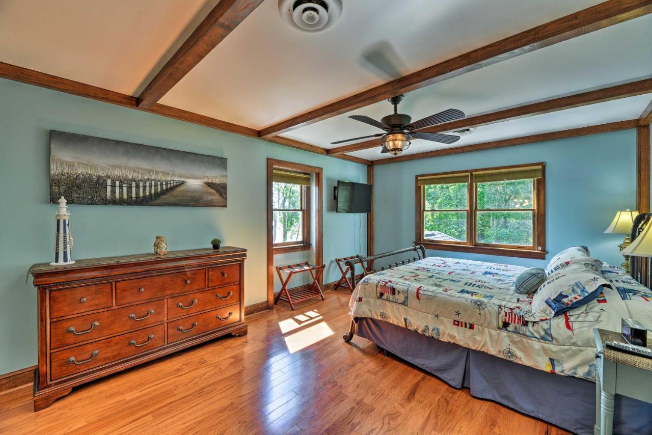 Bayfront Blounts Creek Home Private Beach And Dock! Whichard Beach Eksteriør billede