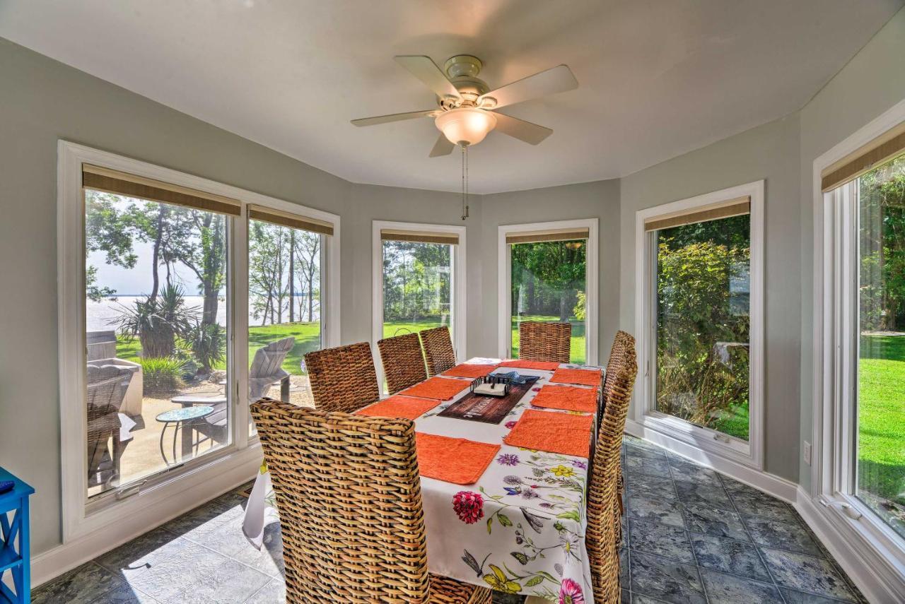Bayfront Blounts Creek Home Private Beach And Dock! Whichard Beach Eksteriør billede
