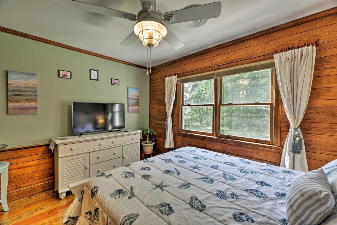 Bayfront Blounts Creek Home Private Beach And Dock! Whichard Beach Eksteriør billede